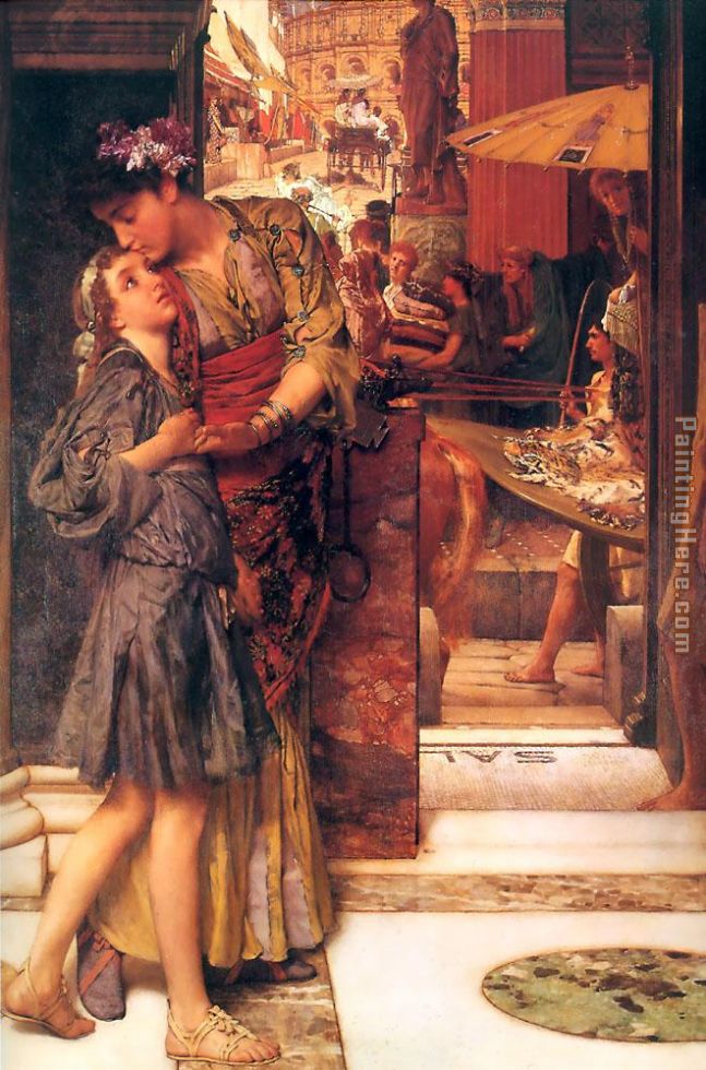 Sir Lawrence Alma-Tadema The Parting Kiss